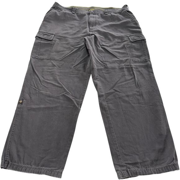 North Face Cargo Pants Mens 40 Gray Outdoor Utility Workwear Straight Leg Cotton - Picture 1 of 11